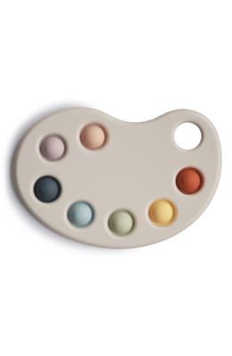 Mushie Paint Palette Press Teether Toy in Multi