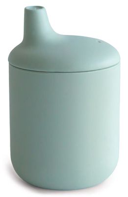 Mushie Silicone Sippy Cup in Cambridge Blue