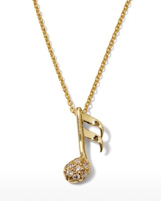 Music Note Tiny Treasure Necklace