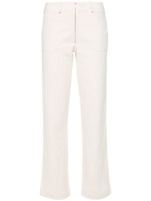 Musier creased tapered trousers - Neutrals