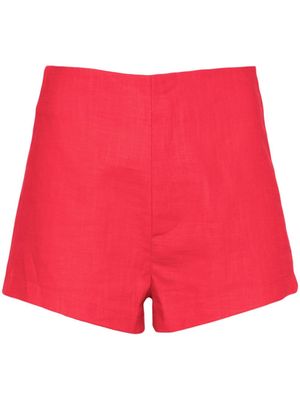 Musier Soline linen shorts - Red