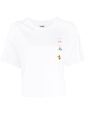 Musium Div. cut-out-detail T-shirt - White