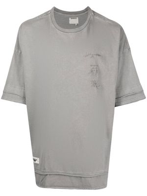Musium Div. distressed layered T-shirt - Grey