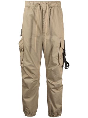 Musium Div. drawstring tapered cargo trousers - Brown