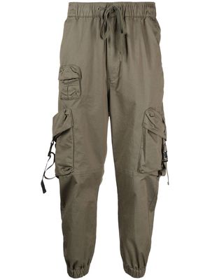 Musium Div. drawstring tapered cargo trousers - Green