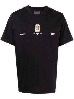 Musium Div. graphic-print cotton T-shirt - Black