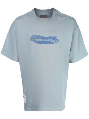 Musium Div. graphic-print cotton T-shirt - Blue