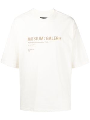 Musium Div. graphic-print short-sleeve T-shirt - White