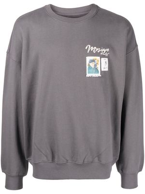 Musium Div. graphic-print sweatshirt - Grey