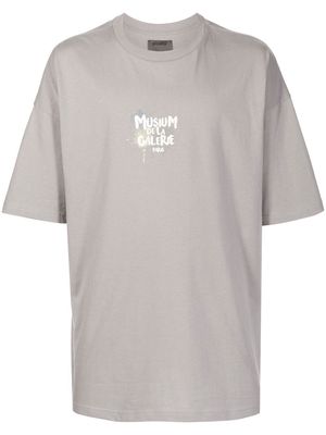 Musium Div. logo crew-neck T-shirt - Grey