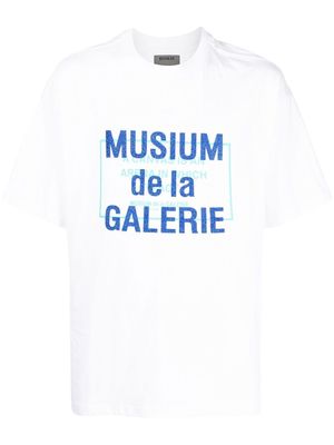 Musium Div. logo-print short-sleeve T-shirt - White