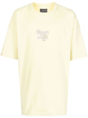 Musium Div. logo-print T-shirt - Yellow