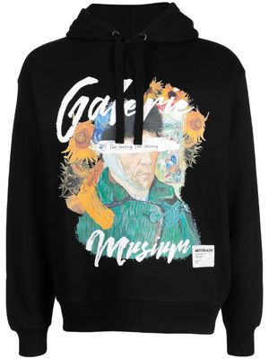 Musium Div. Van Gogh drawstring hoodie - Black