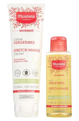 Mustela® Stretch Marks Cream & Stretch Marks Oil Duo in White