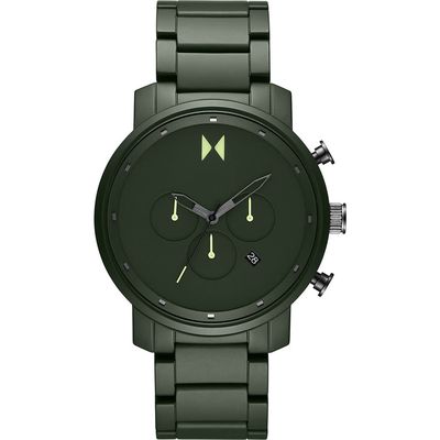 MVMT Chronograph Ceramic Bracelet Watch, 45mm in Green 