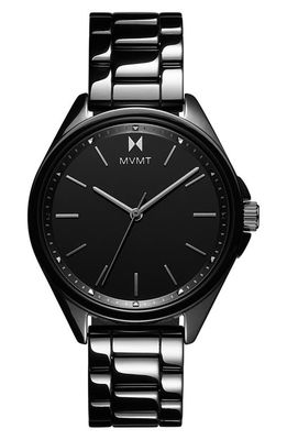 MVMT Coronada Ceramic Bracelet Watch, 36mm in Black 