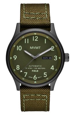 MVMT Field Nylon Strap Automatic Watch