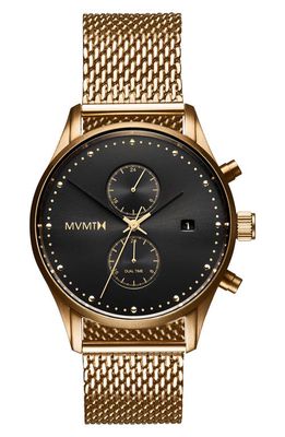 MVMT Voyager Chronograph Mesh Strap Watch