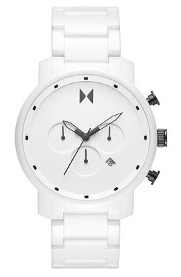 MVMT WATCHES Chrono Ceramic Bracelet Watch