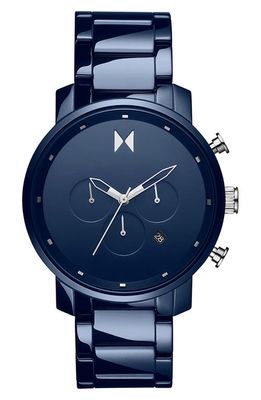 MVMT WATCHES Chrono Chronograph Ceramic Bracelet Watch