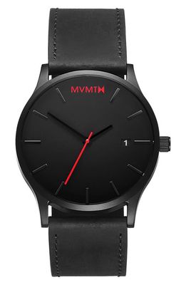 MVMT WATCHES MVMT Classic Leather Strap Watch