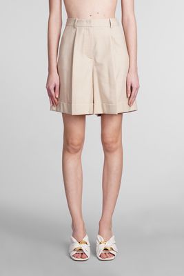 MVP Wardrobe Nice Shorts In Beige Polyamide