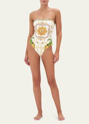 My Sweet Devotion Strapless One-Piece Swimsuit