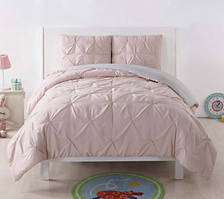 My World Pleated Solid Comforter Sets Full/Quee n Comforter Se