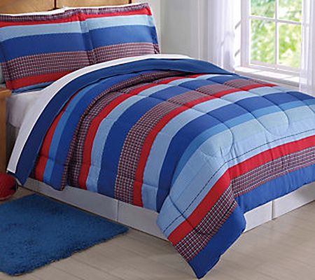 My World Sebastian Stripe Full/Queen Comforter Set