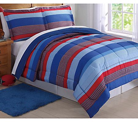 My World Sebastian Stripe Twin Comforter Set