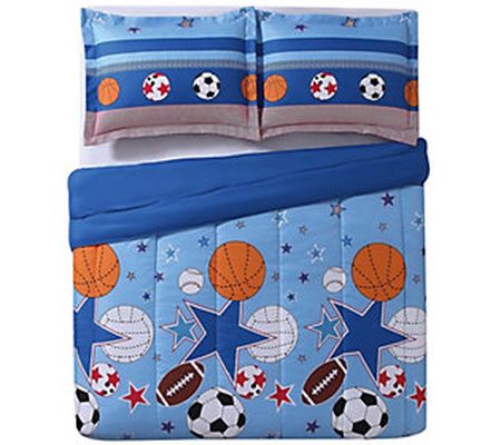 My World Sports and Stars Twin Comforter Set