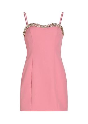 Mya Sweetheart Embellished Minidress