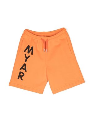 Myar drawstring cotton track shorts - Orange