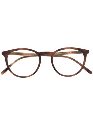Mykita Davu round-frame glasses - Brown