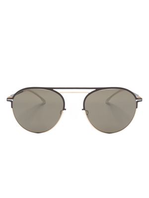 Mykita Duane aviator-frame sunglasses - Brown