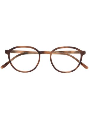 Mykita Ekon round-frame glasses - Brown