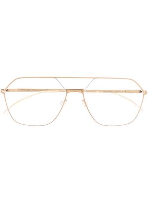 Mykita Jelva pilot-frame glasses - Gold