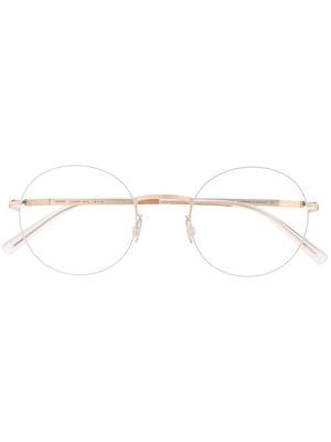 Mykita Kayo round-frame glasses - Gold