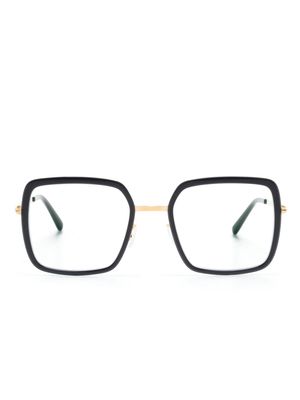 Mykita Layana rectangle-frame glasses - Black