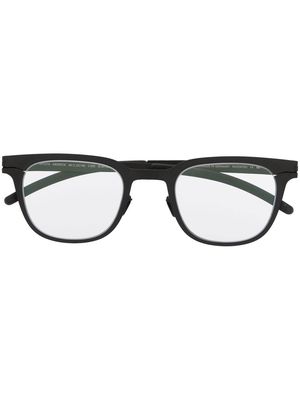 Mykita matte-finish square-frame glasses - Black