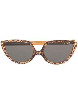 Mykita Sosto Paz Leopard sunglasses - Brown