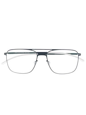 Mykita square frame metal glasses - Blue