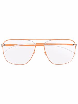 Mykita Steen square-frame glasses - Orange