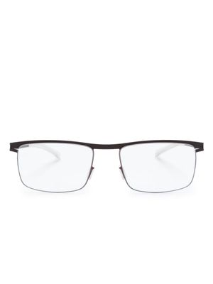Mykita Stuart rectangle-frame glasses - Black