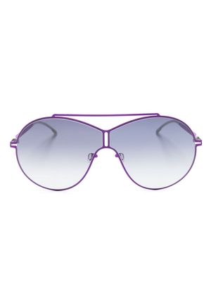 Mykita Studio 12.5 shield-frame sunglasses - Purple