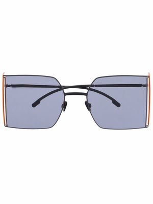 Mykita x Helmut Lang pilot sunglasses - Black