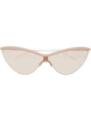 Mykita x Maison Margiela cat-eye sunglasses - Neutrals