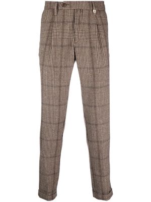 Myths checked straight-leg trousers - Brown