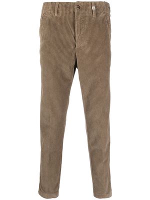 Myths corduroy straight-leg trousers - Brown