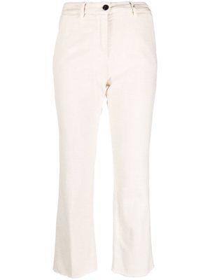 Myths cropped wide-leg trousers - Neutrals